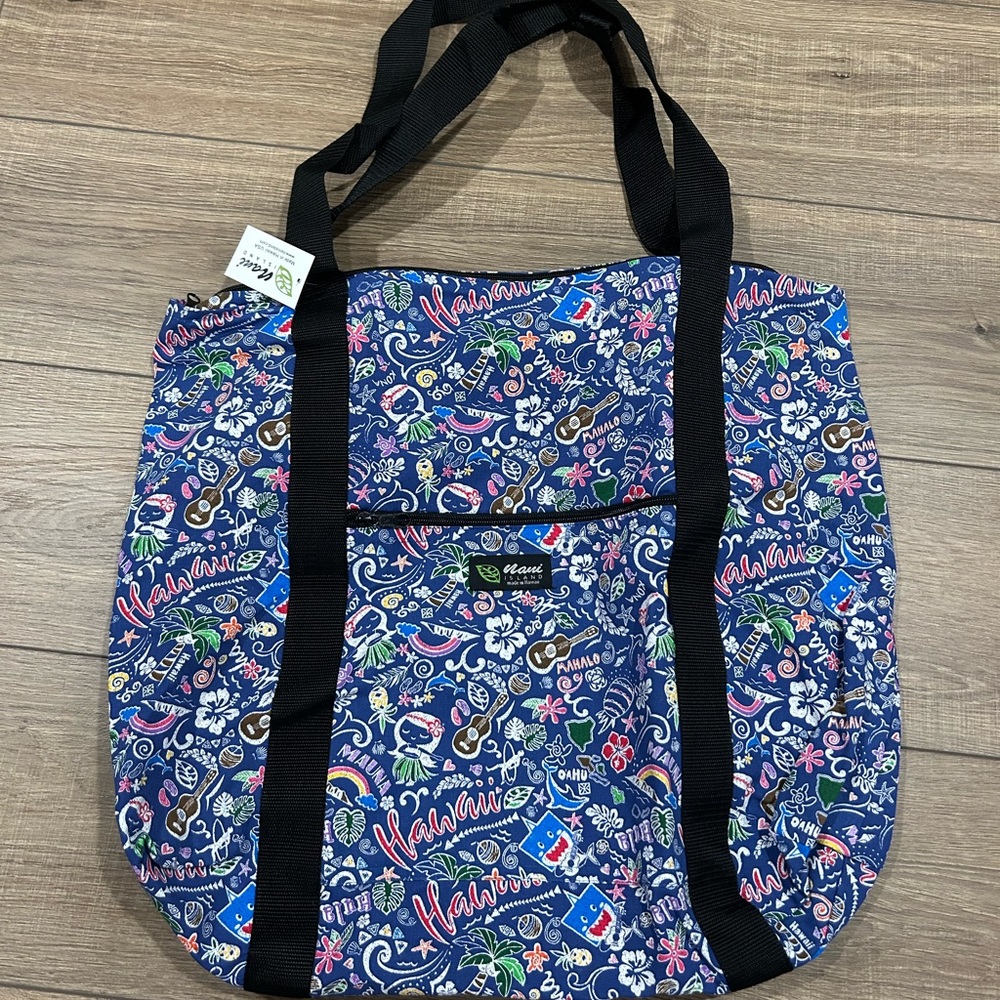 Nani Island Made in Hawaii Zippered Shopping/Tote Bag